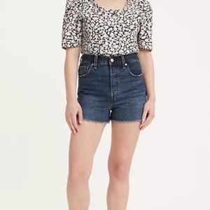 Levi's® Premium
RIBCAGE WOMEN'S SHORTS Noe Five - Dark Wash